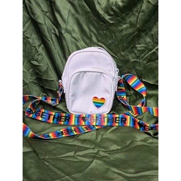 Ardene Together Pride Rainbow Crossbody Bag Small Purse Phone holder New Wo Tag - Picture 1 of 6